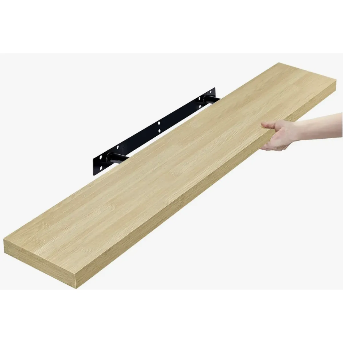 OKAY - Repisa Flotante Estante De Madera Multipropósito Largo 80cm