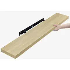 OKAY - Repisa Flotante Estante De Madera Multipropósito Largo 80cm