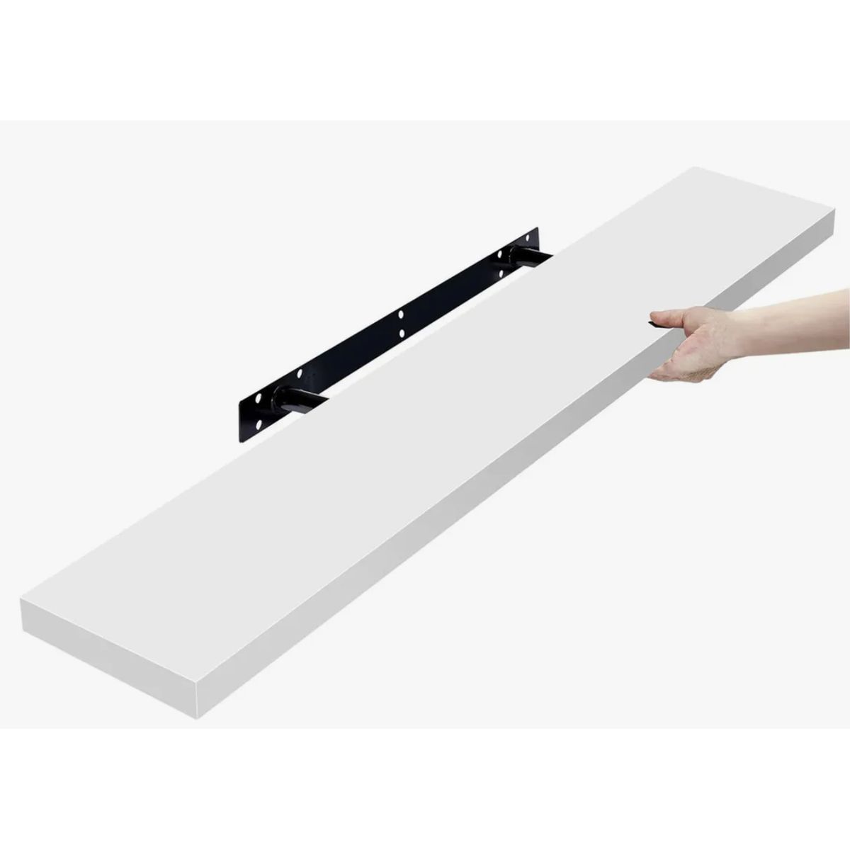 OKAY - Repisa Flotante Estante De Madera Multipropósito Largo 80cm
