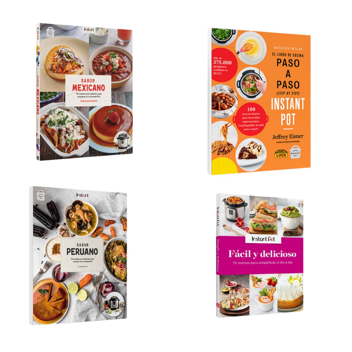 INSTANT POT - Pack de 4 Libros Instant Pot en español