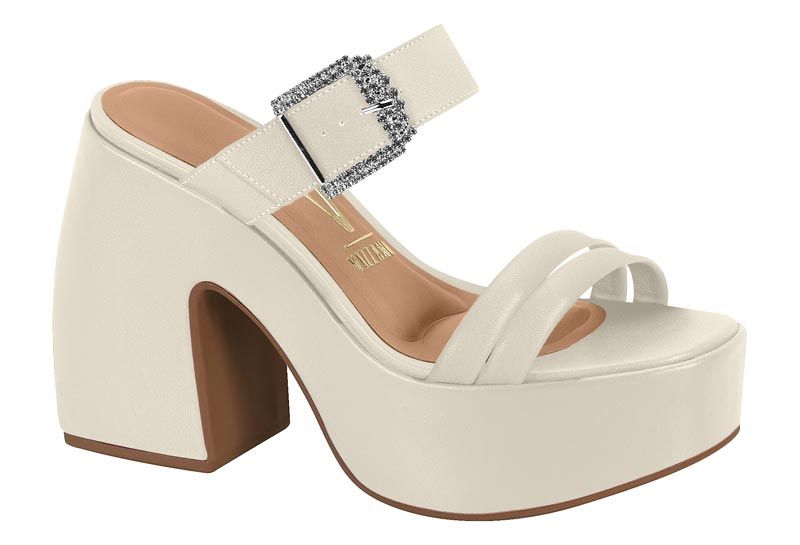 Sandalia Taco Blanco