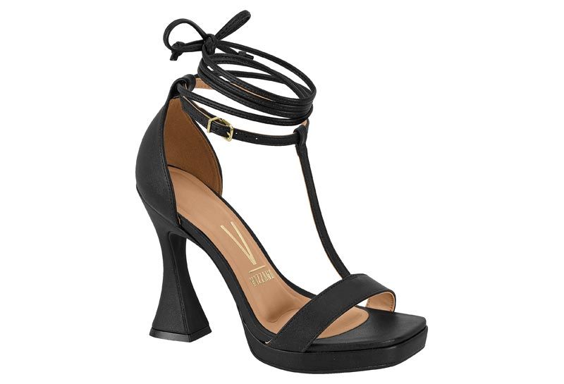 Sandalia Taco Negro
