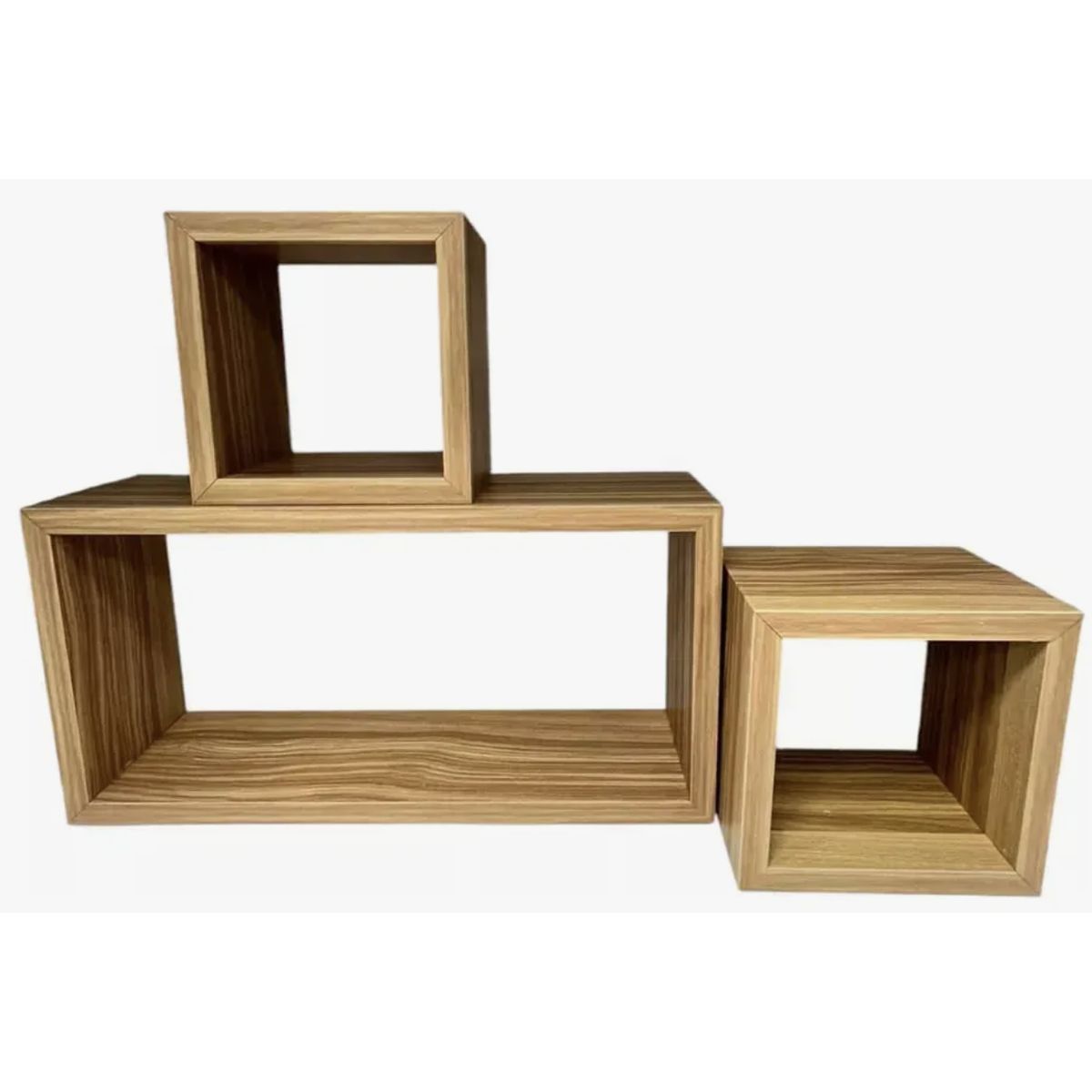 OKAY - Estanterías De Caja Flotante Set 3 Rectangular Decoración