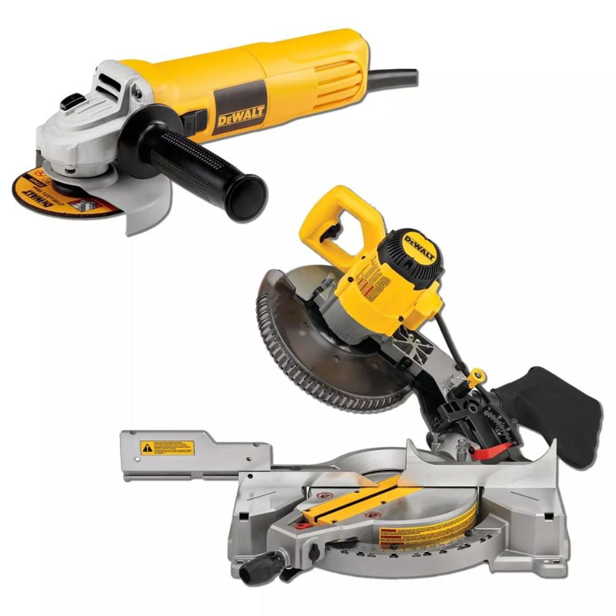 DEWALT - KIT DEWALT INGLETEADORA 10 DWS713 + ESMERIL 4 12 950W DWE4118
