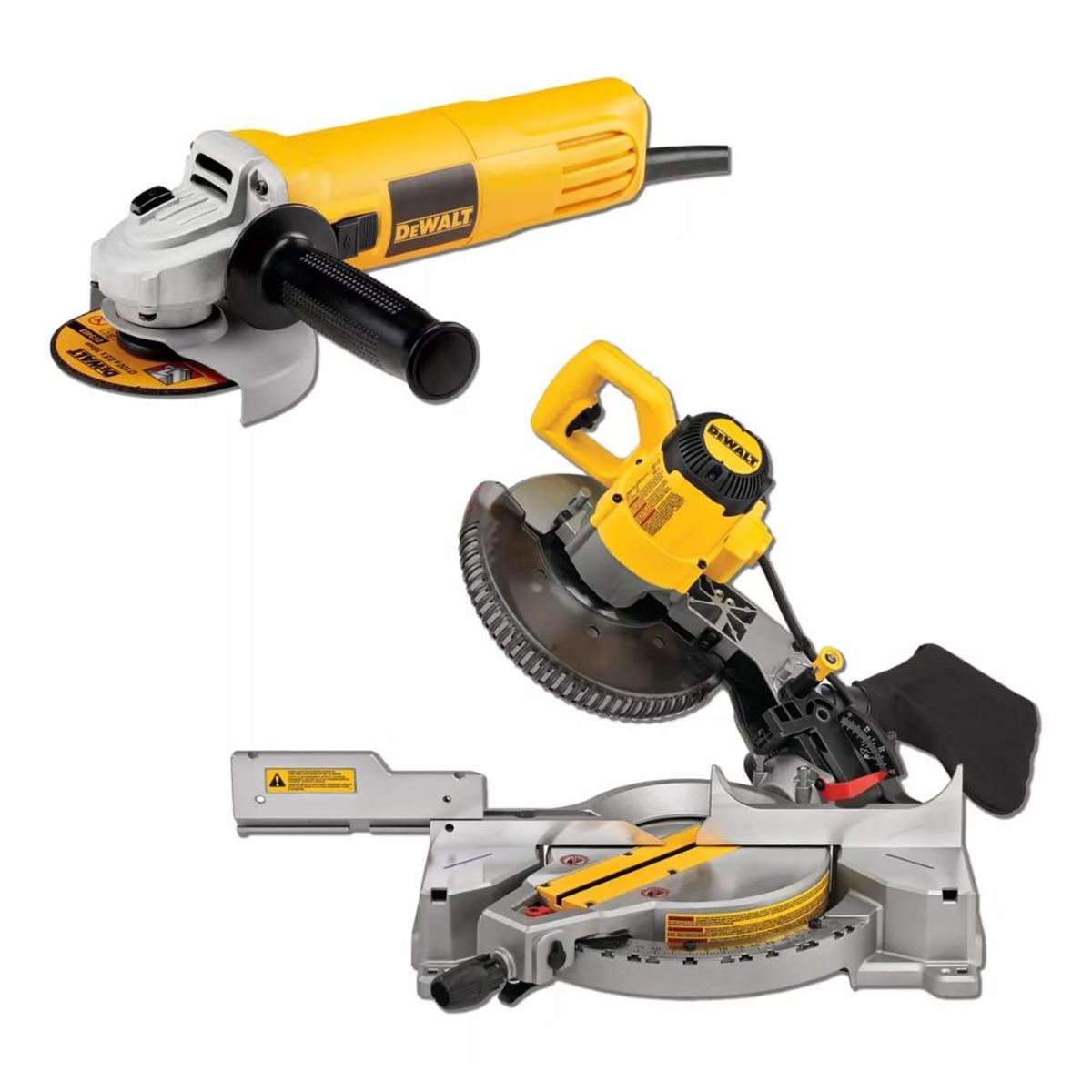 DEWALT - KIT DEWALT INGLETEADORA 10 DWS713 + ESMERIL 4 12 950W DWE4118
