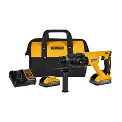 DEWALT - Kit Rotomartillo 1 20v + 2 Baterías Powerstack 5ah Dewal DCH133H2-B2