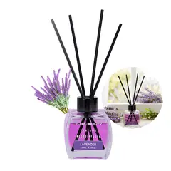 GENERICO - X2 Difusor Aromático Mikado Con Varillas Aromatizador 120ml Lavanda