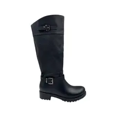 HERIEL - Bota Negra Baja Mujer
