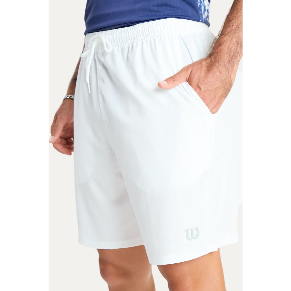 WILSON - Short Poliester Caballero Blanco Wilson