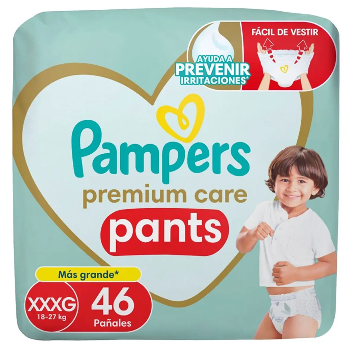 PAMPERS - Pañal Pampers Premium Care Pants XXXG 46