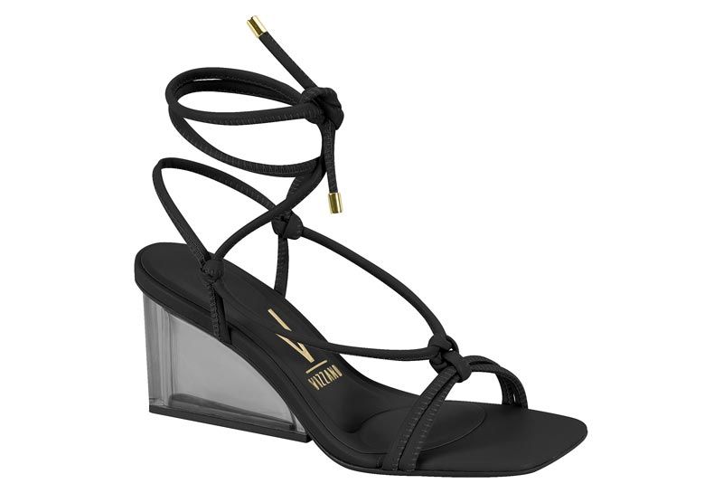 Sandalia Taco Negro