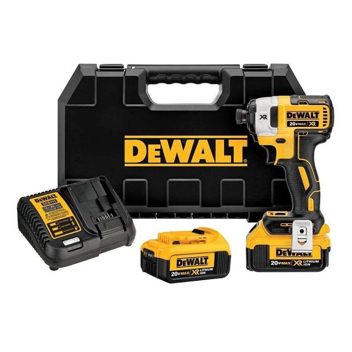 DEWALT - ATORNILLADOR DE IMPACTO 20V BRUSHLESS DEWALT DCF887M2