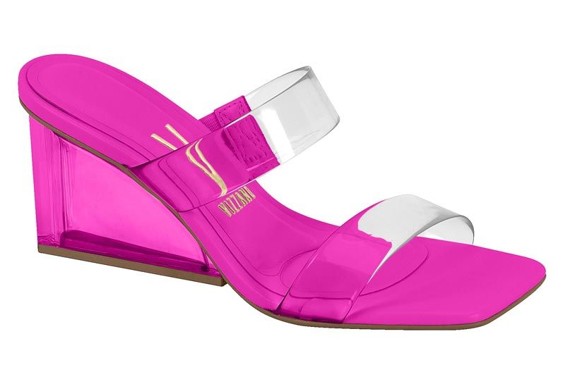 Sandalia Taco Fucsia