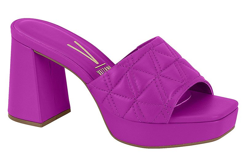 Sandalia Taco Magenta