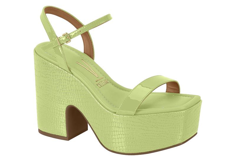 Sandalia Taco Verde