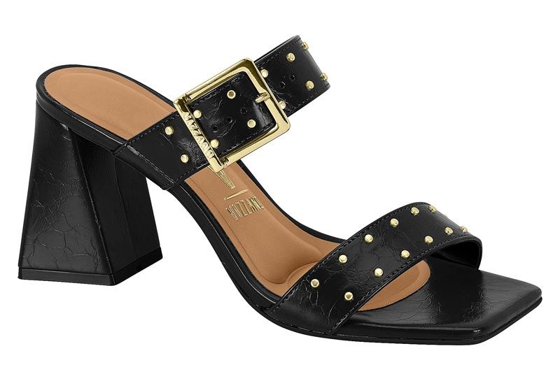 Sandalia Taco Negro