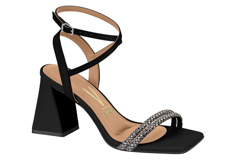 Sandalia Taco Negro