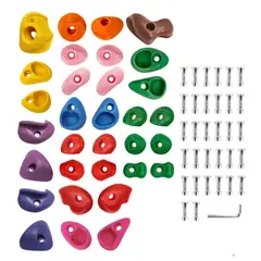 GENERICO - Piedras de Escalada, Set de 32 Piezas