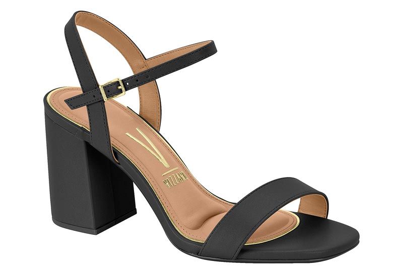Sandalia Taco Negro