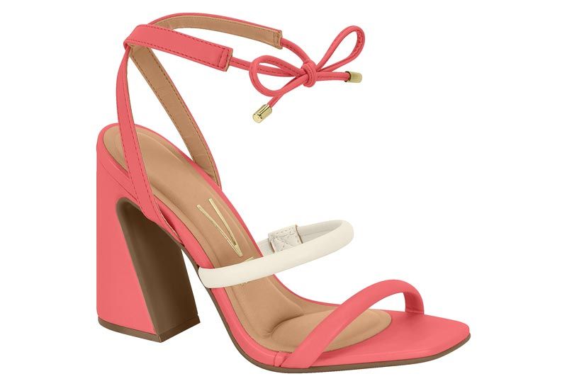 Sandalia Taco Coral