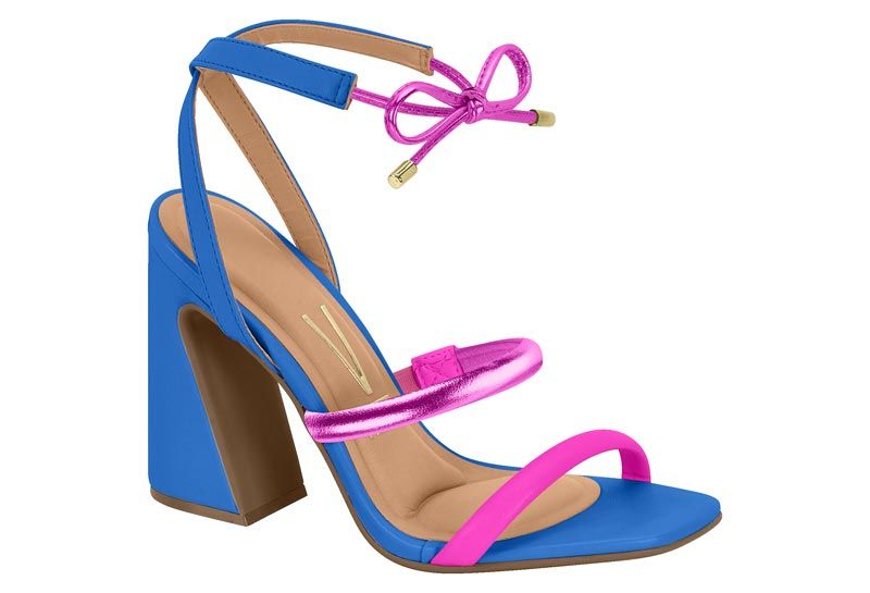 Sandalia Vestir Mujer Taco Alto