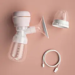 MUNDO MAGIA - Extractor De Leche Materna180ml Rosado