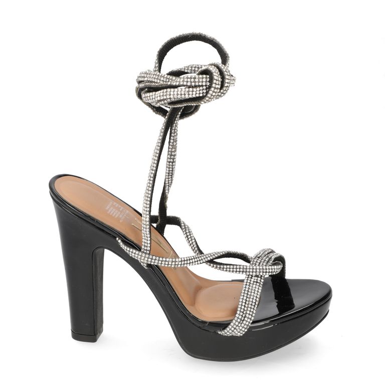 Sandalia Taco Negro