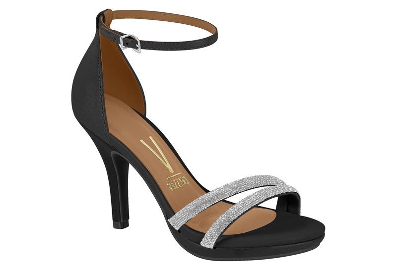 Sandalia Taco Negro