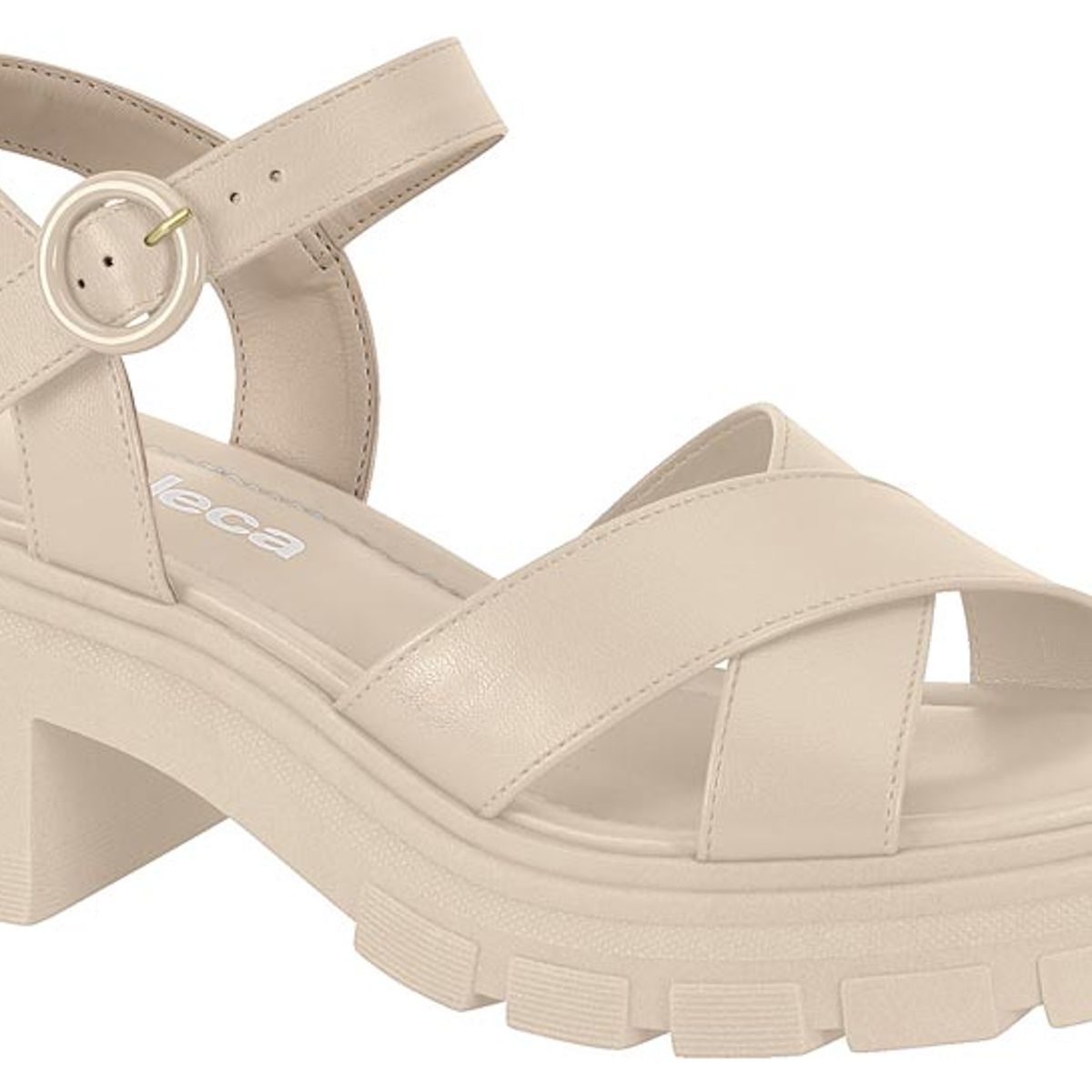 MOLECA - Sandalia Taco Moleca Blanco