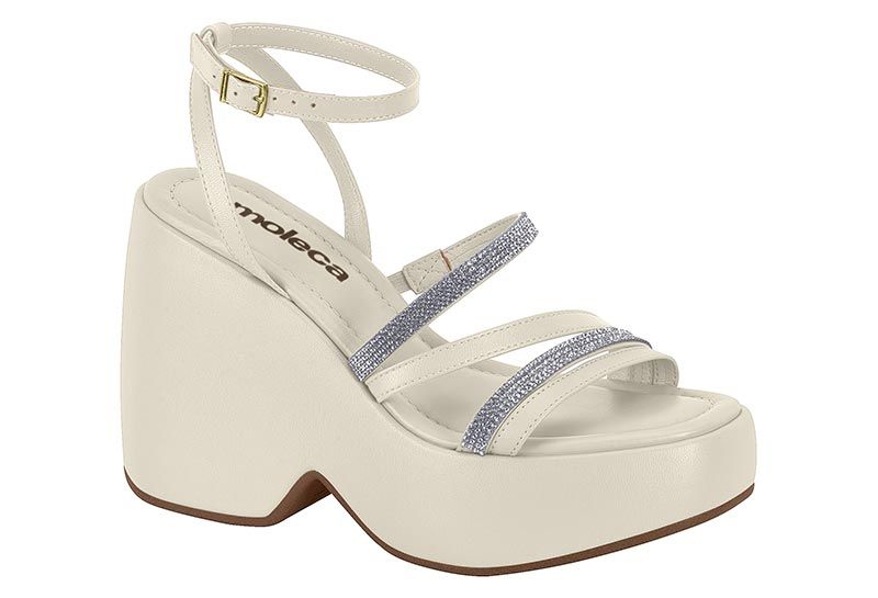 Sandalia Taco Blanco