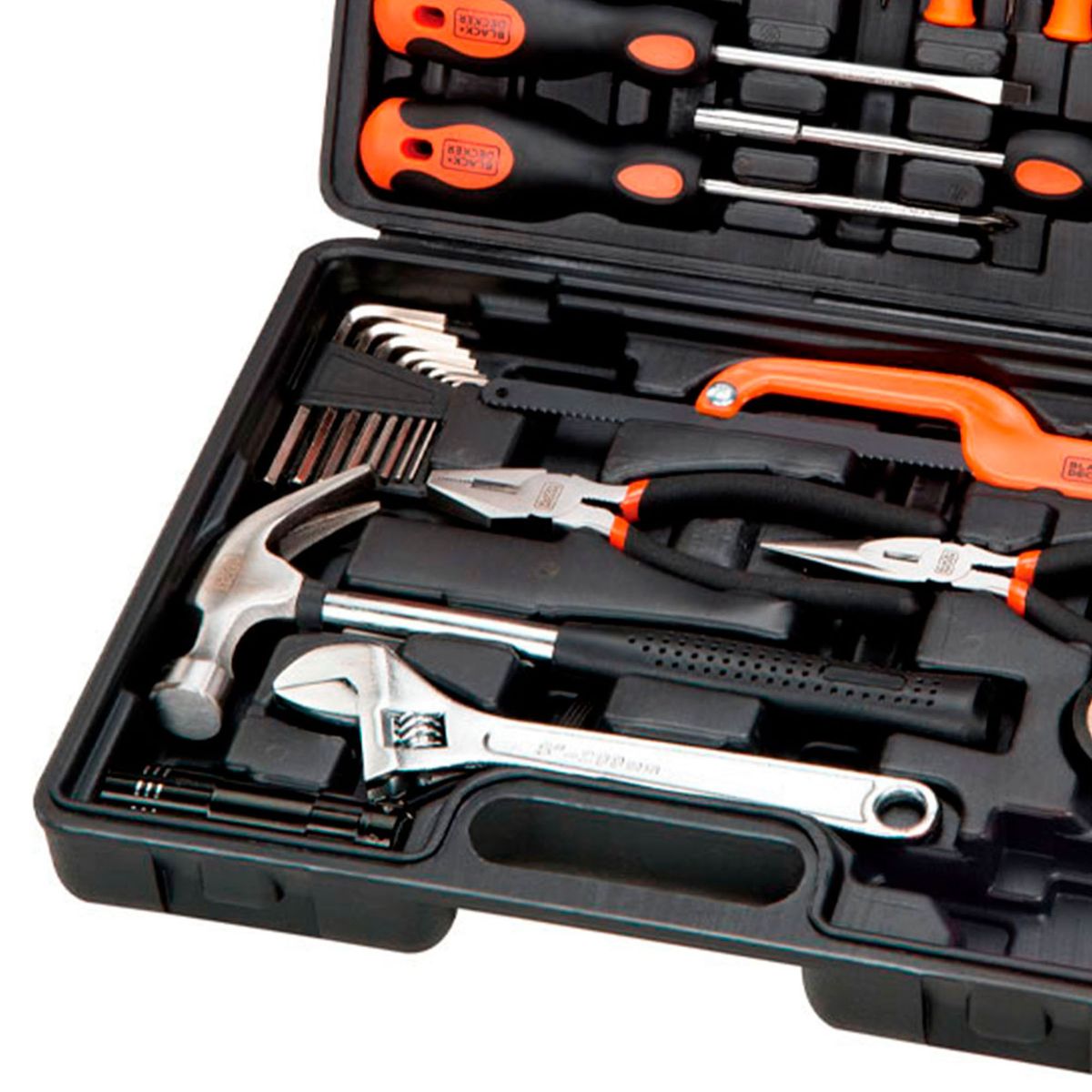 BLACK+DECKER - Set 125 piezas herramientas manuales BLACK+DECKER