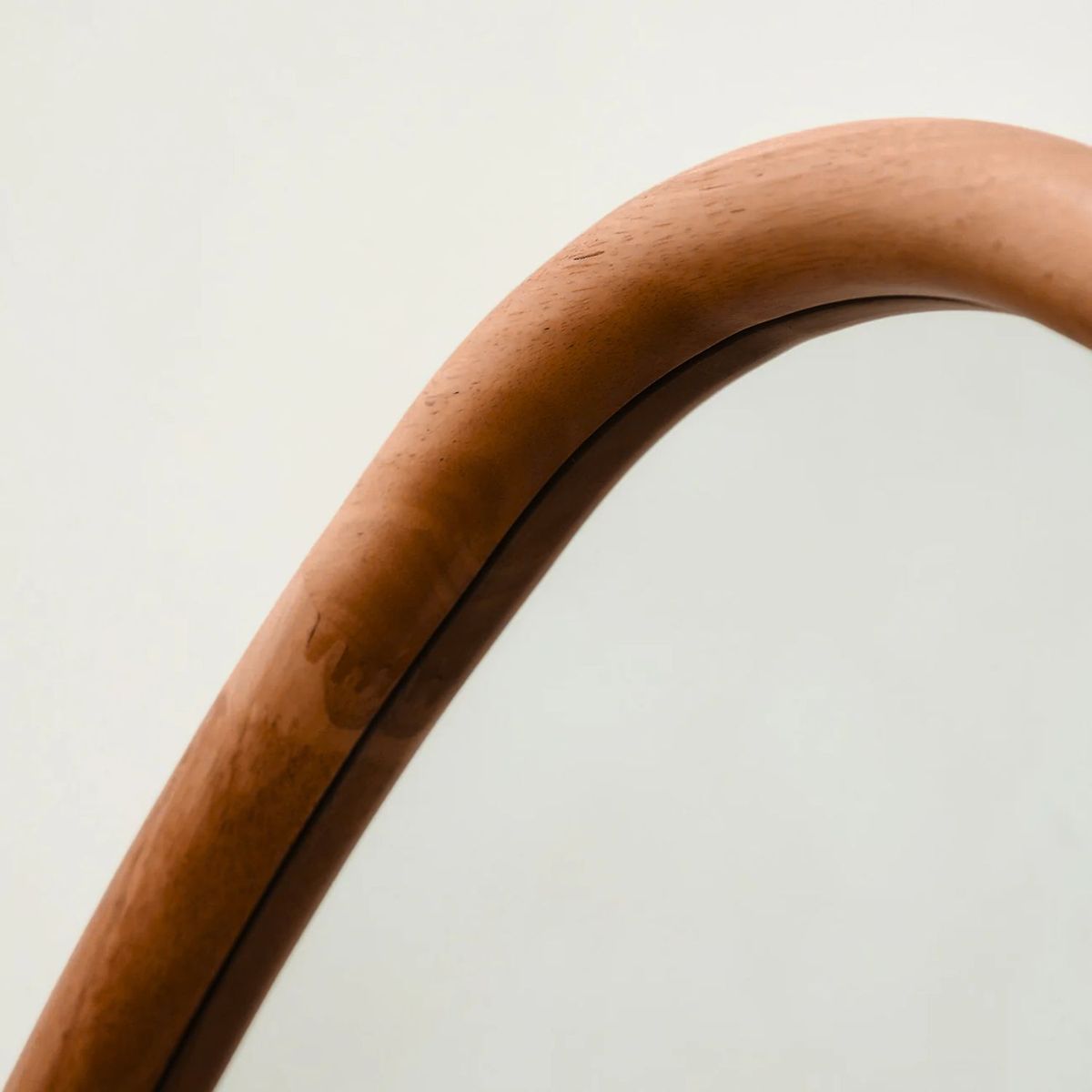 Espejo Irregular Cuerpo Entero Madera Color Roble 200x100cm, marca SANTU HOME & DECO - Foto 2