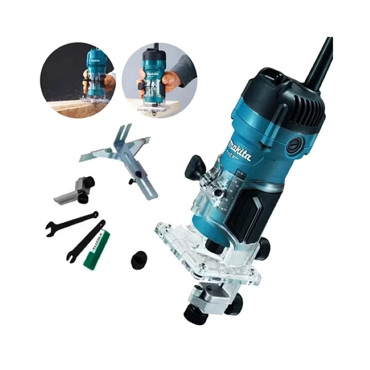 MAKITA - Fresadora Rebajadora 1/4" 530W M3700B Makita