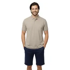 MOSS - Polera Piqué con bolsillo