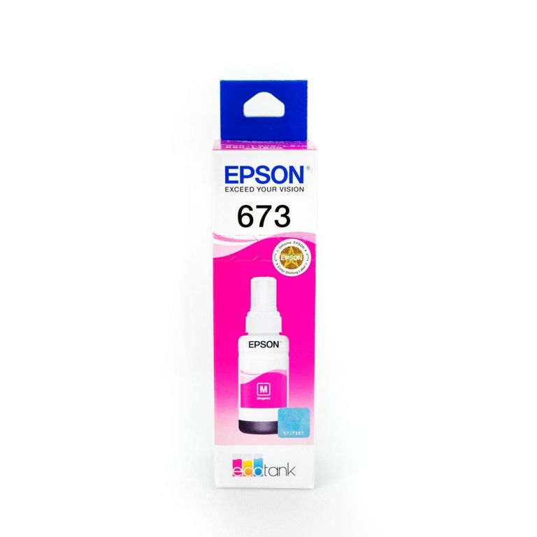 Botella De Tinta T673 Magenta