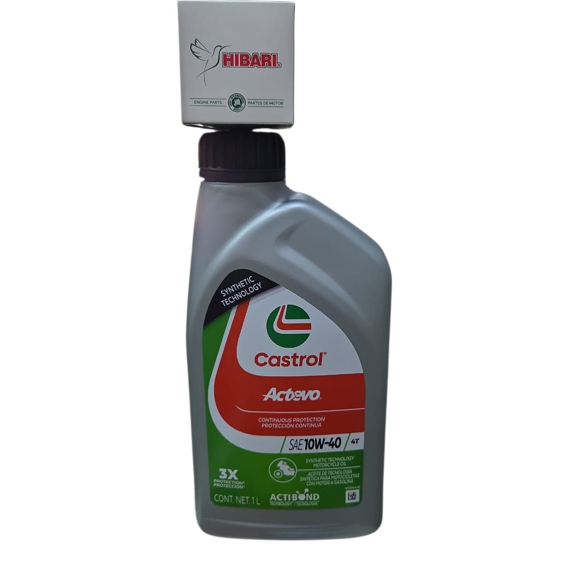 CASTROL - Kit Mantencion Moto Yamaha Xtz 150 / 10w 40 + Filtro Japón