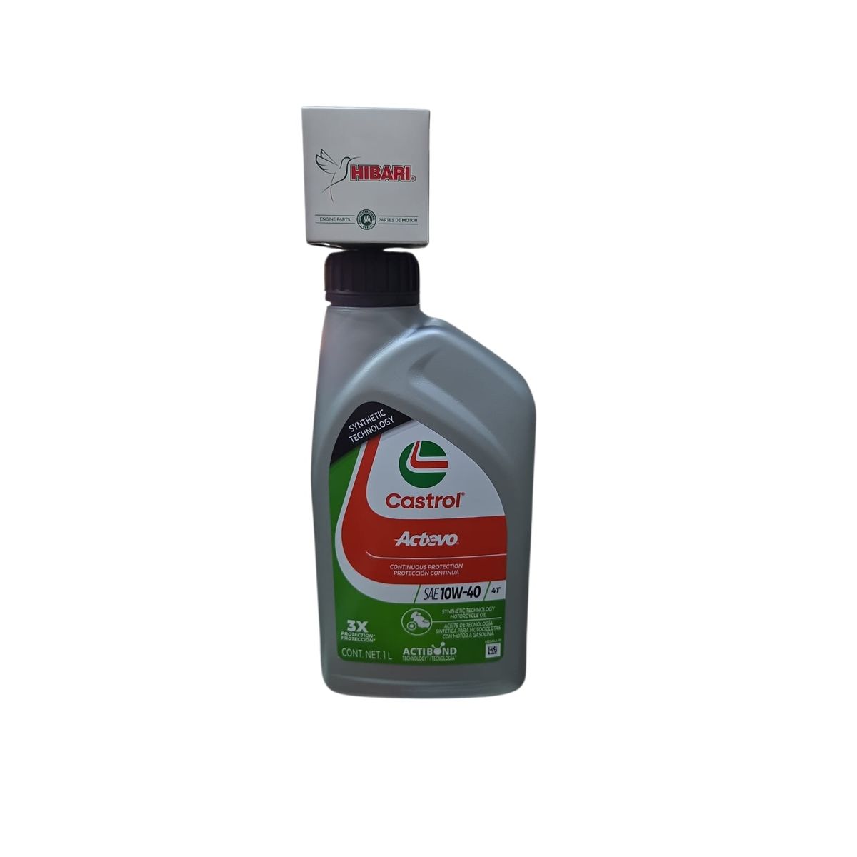 CASTROL - Kit Mantencion Moto Yamaha Xtz 150 / 10w 40 + Filtro Japón