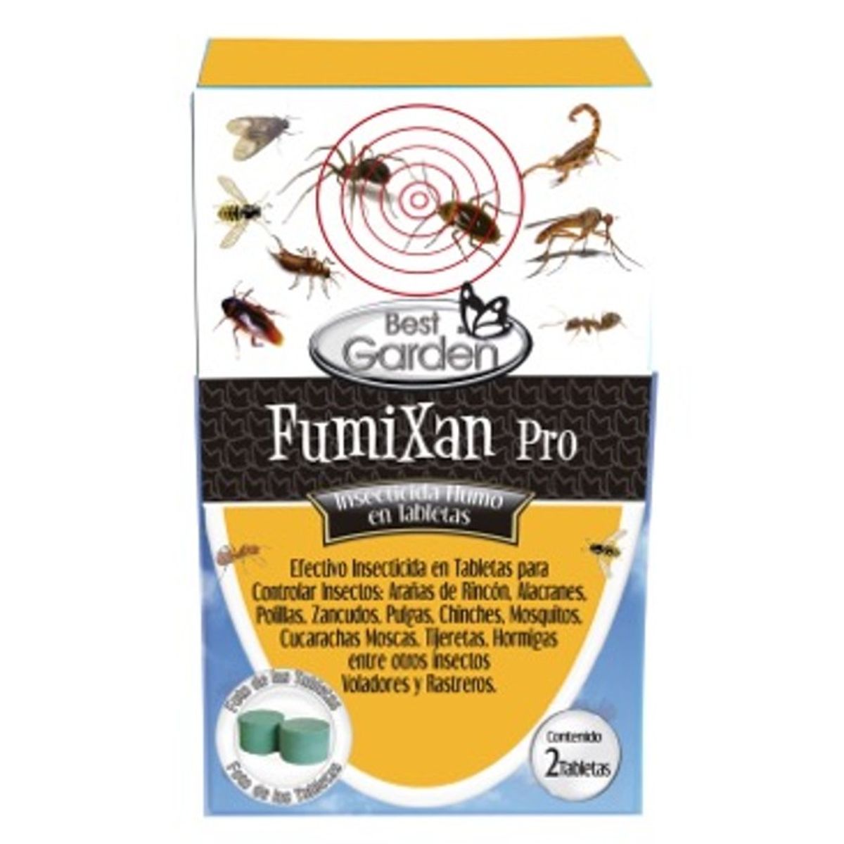 BEST GARDEN - Insecticida Humo Fumixan Pro 100 G