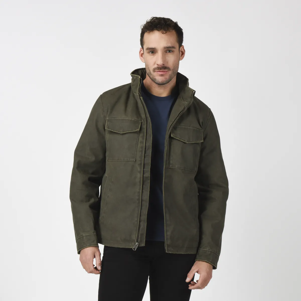 LEVIS - Chaqueta Hombre Military Verde Levis