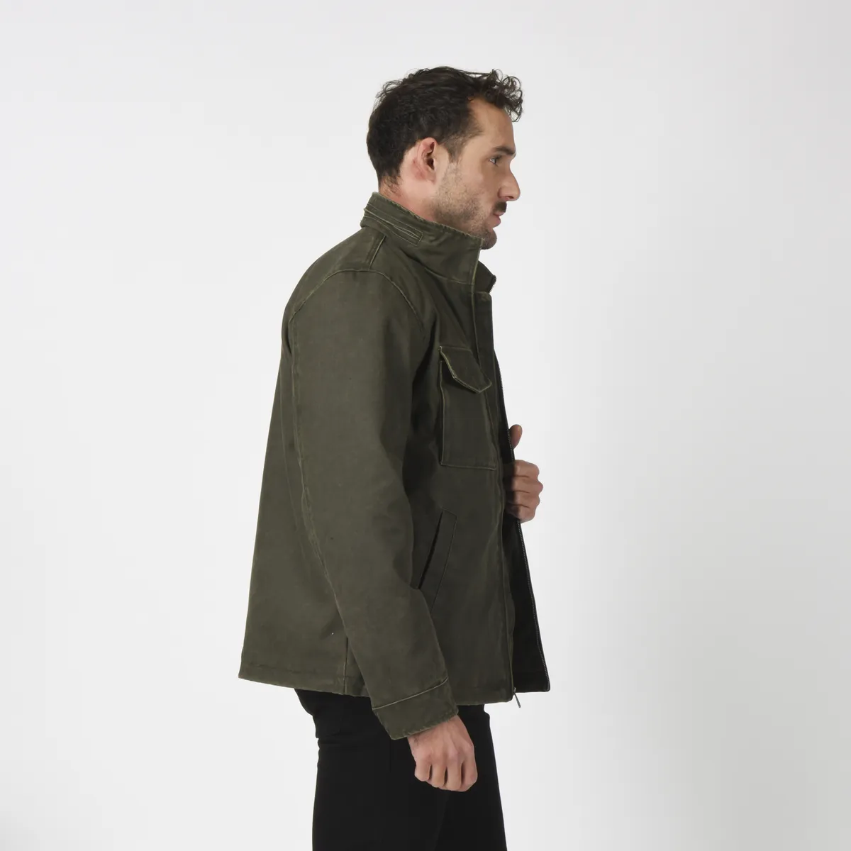 LEVIS - Chaqueta Hombre Military Verde Levis