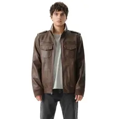 LEVIS - Chaqueta Hombre Military Bomber Café