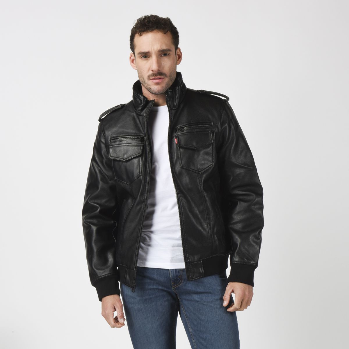LEVIS - Chaqueta Hombre Military Bomber Negro Levis