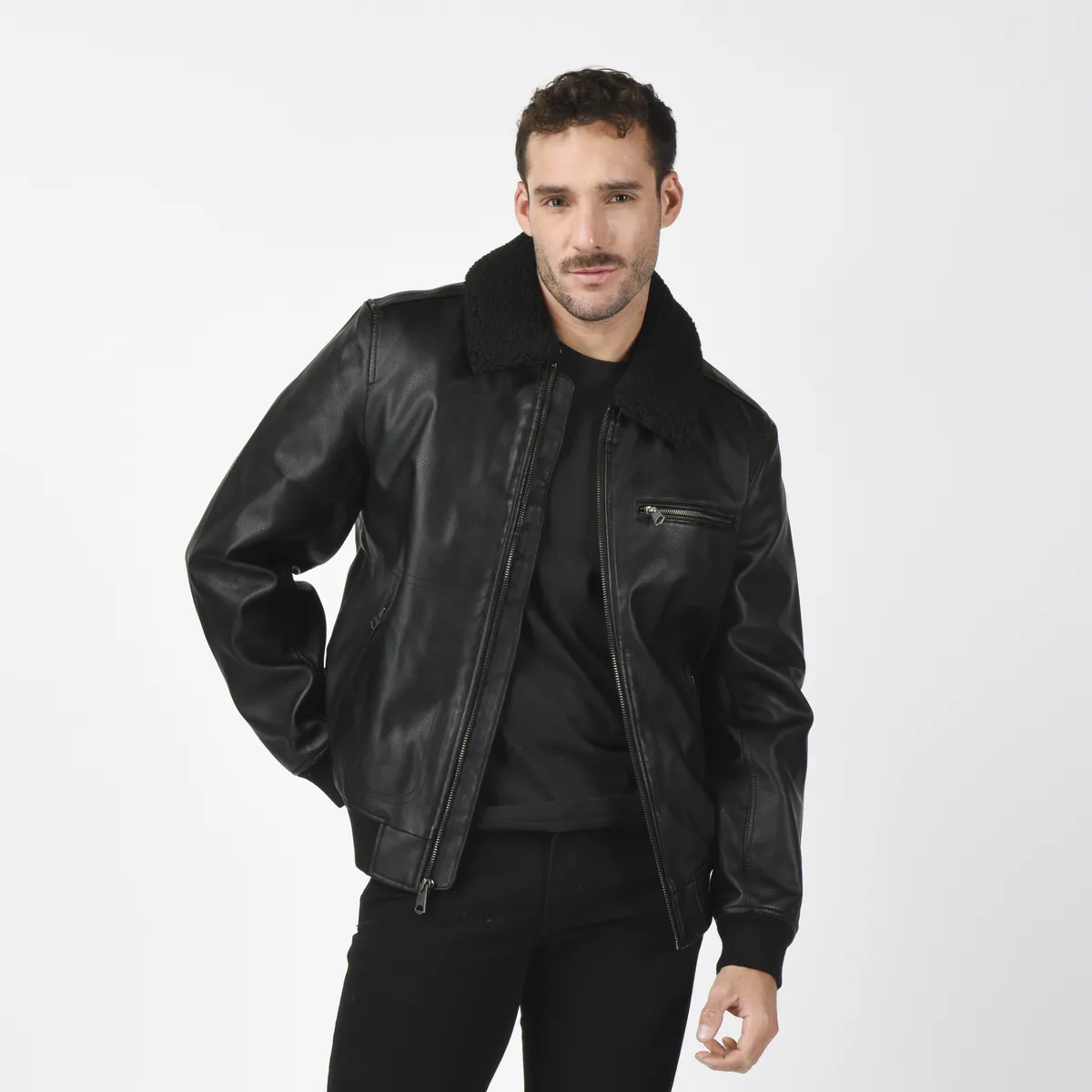 LEVIS - Chaqueta Hombre Aviator Negro Levis