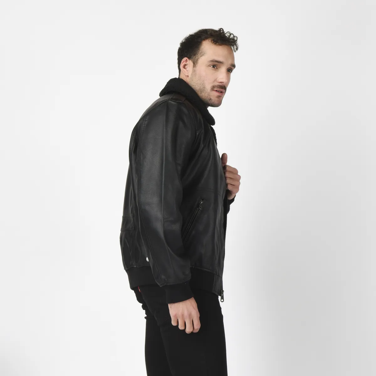 LEVIS - Chaqueta Hombre Aviator Negro Levis