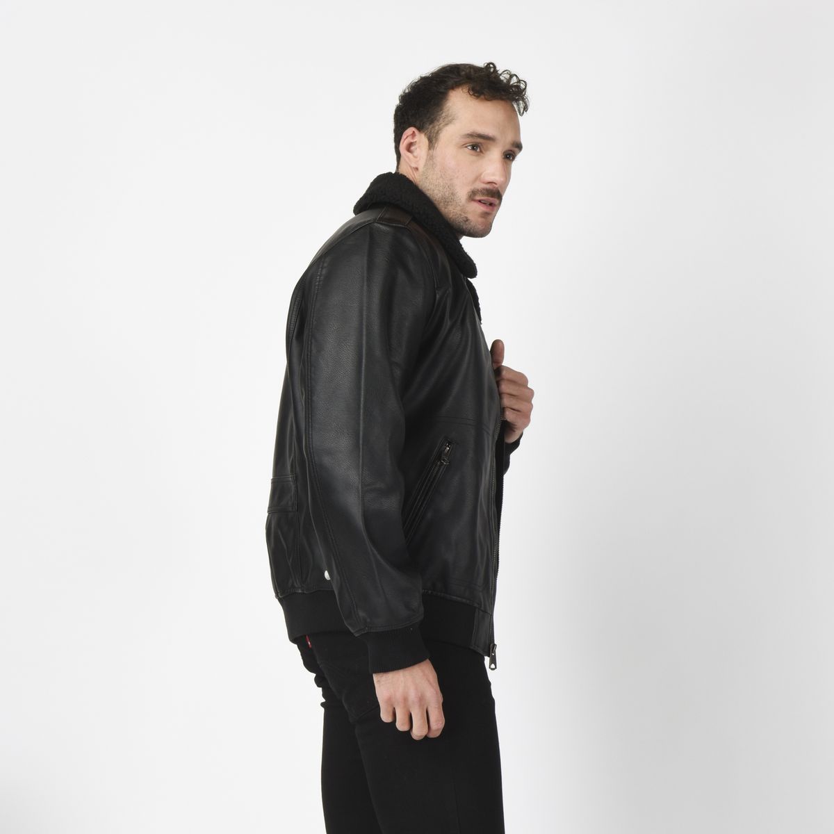 LEVIS - Chaqueta Hombre Aviator Negro Levis