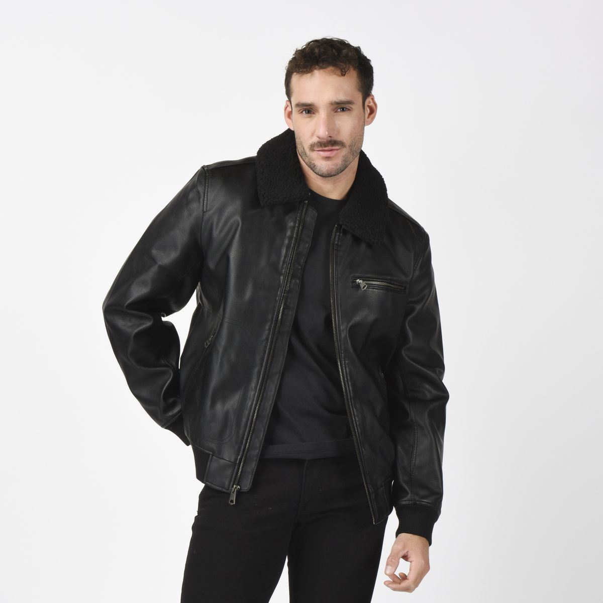 LEVIS - Chaqueta Hombre Aviator Negro Levis
