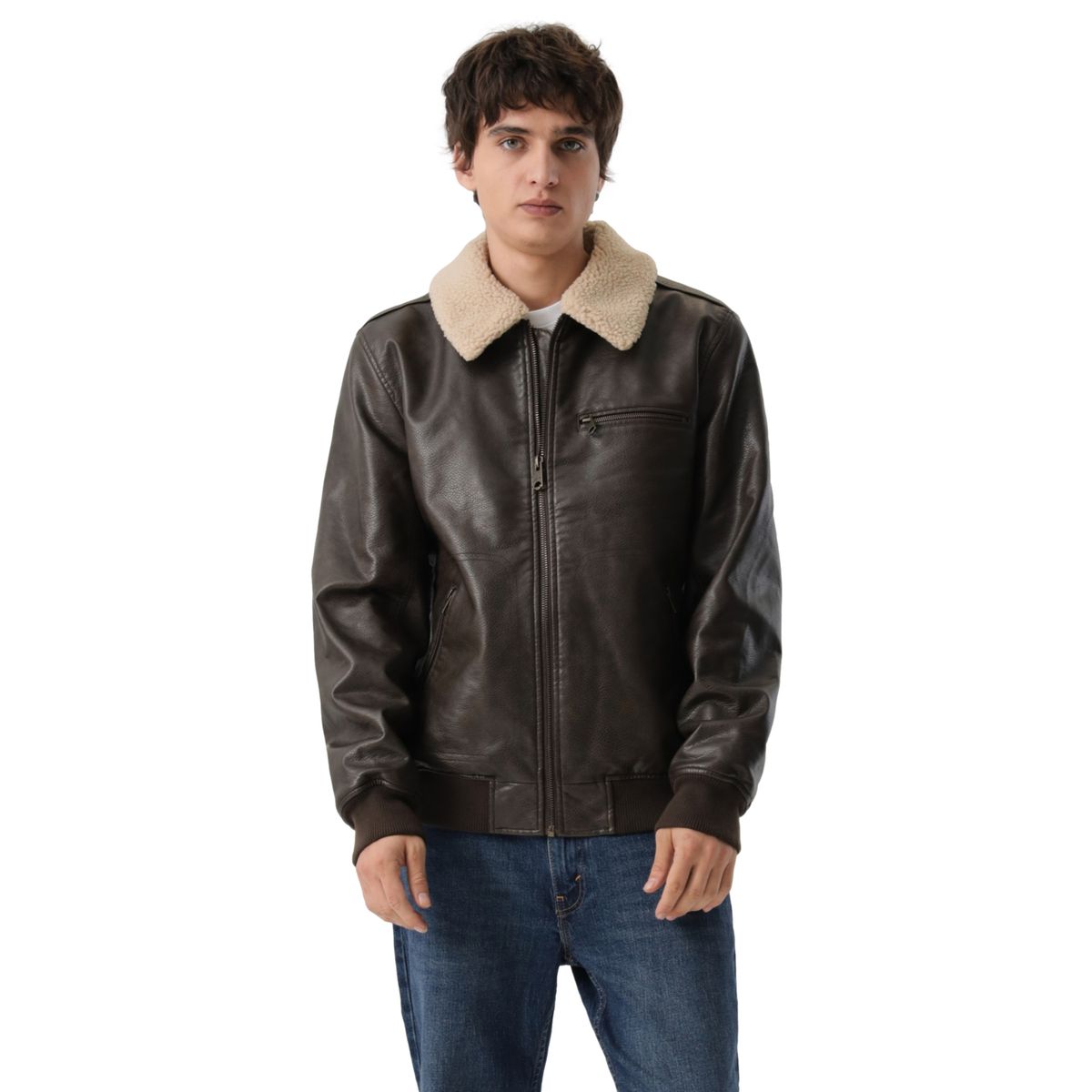 LEVIS - Chaqueta Hombre Aviator Café Levis