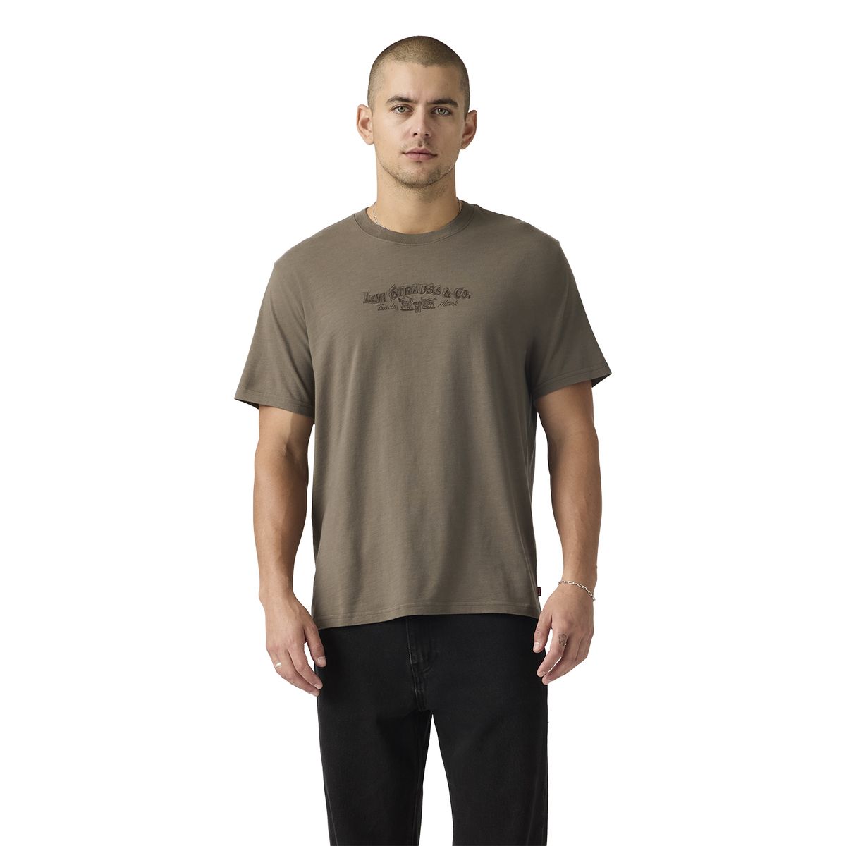 LEVIS - Polera Hombre Relaxed Fit Tee Café Levis