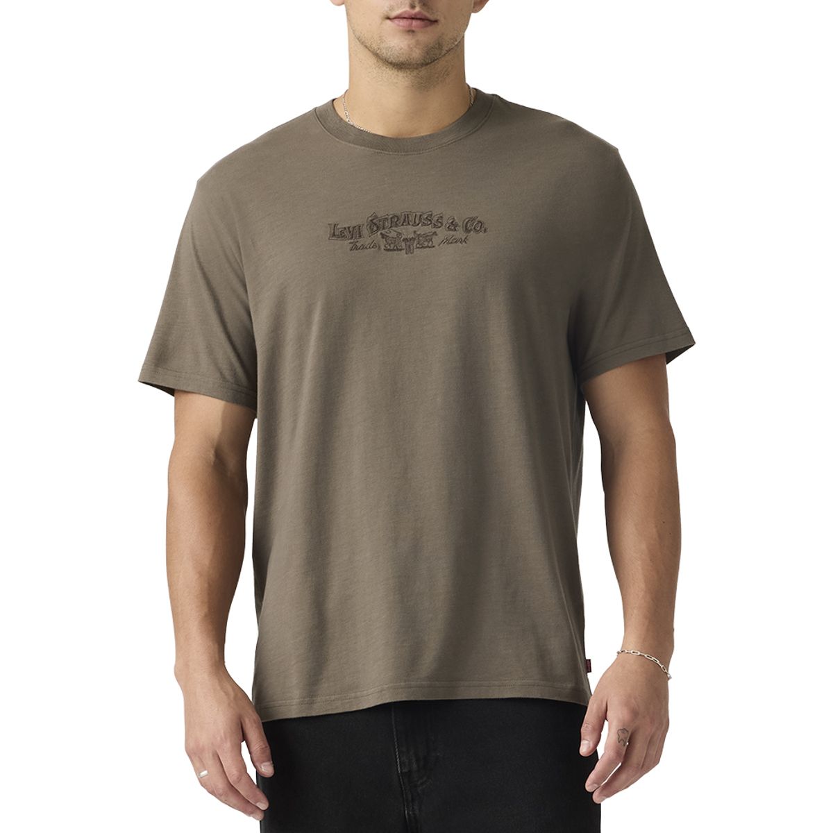LEVIS - Polera Hombre Relaxed Fit Tee Café Levis