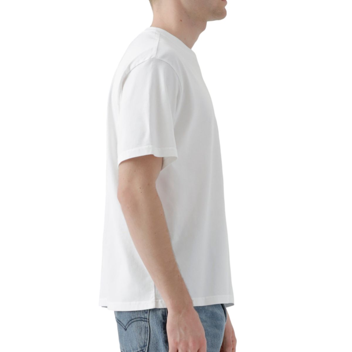 LEVIS - Polera Hombre Cropped Tee Blanco Levis